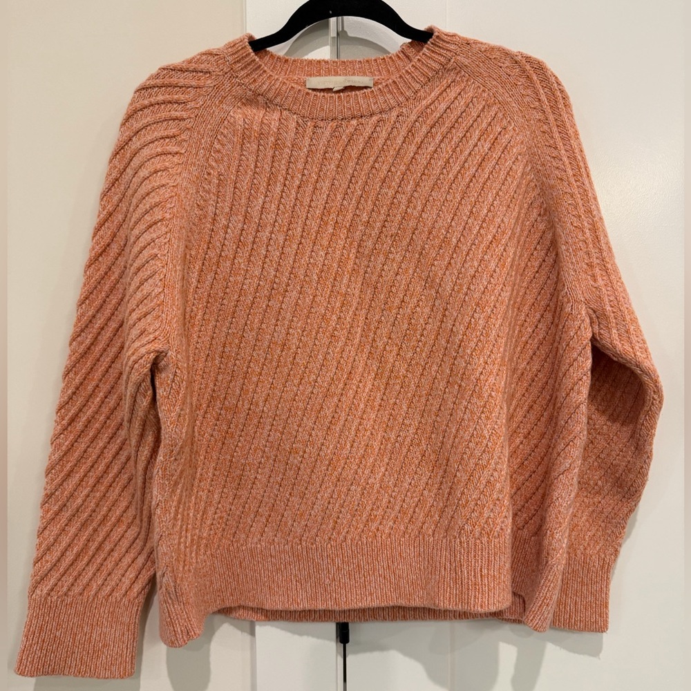 VANESSA BRUNO Merino Wool Sweater Size Small Quiet Luxury MSRP: $595